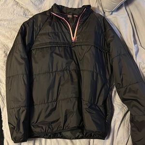 Gently used roxy pull over quarter zip jacket (no hood)
